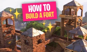 How to build forts in Fortnite